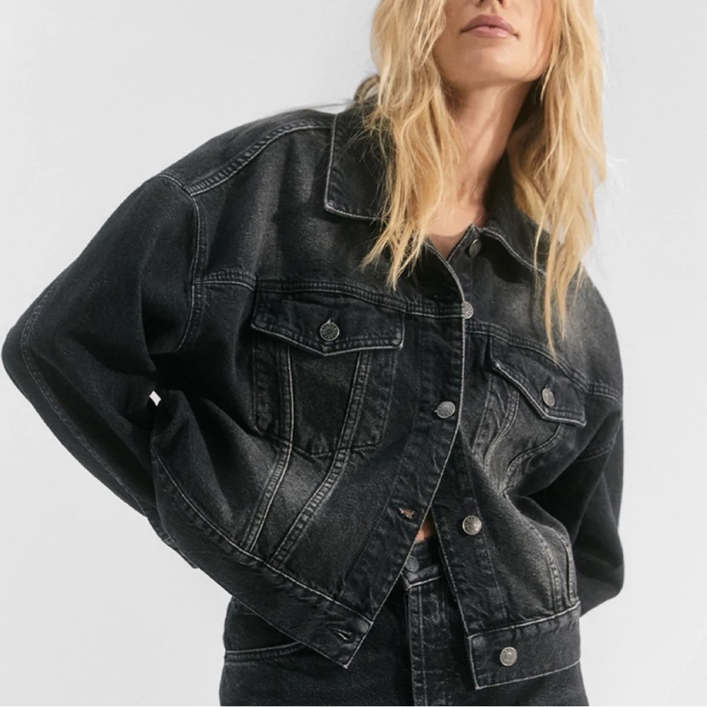 Rails Charcoal Denim Jacket